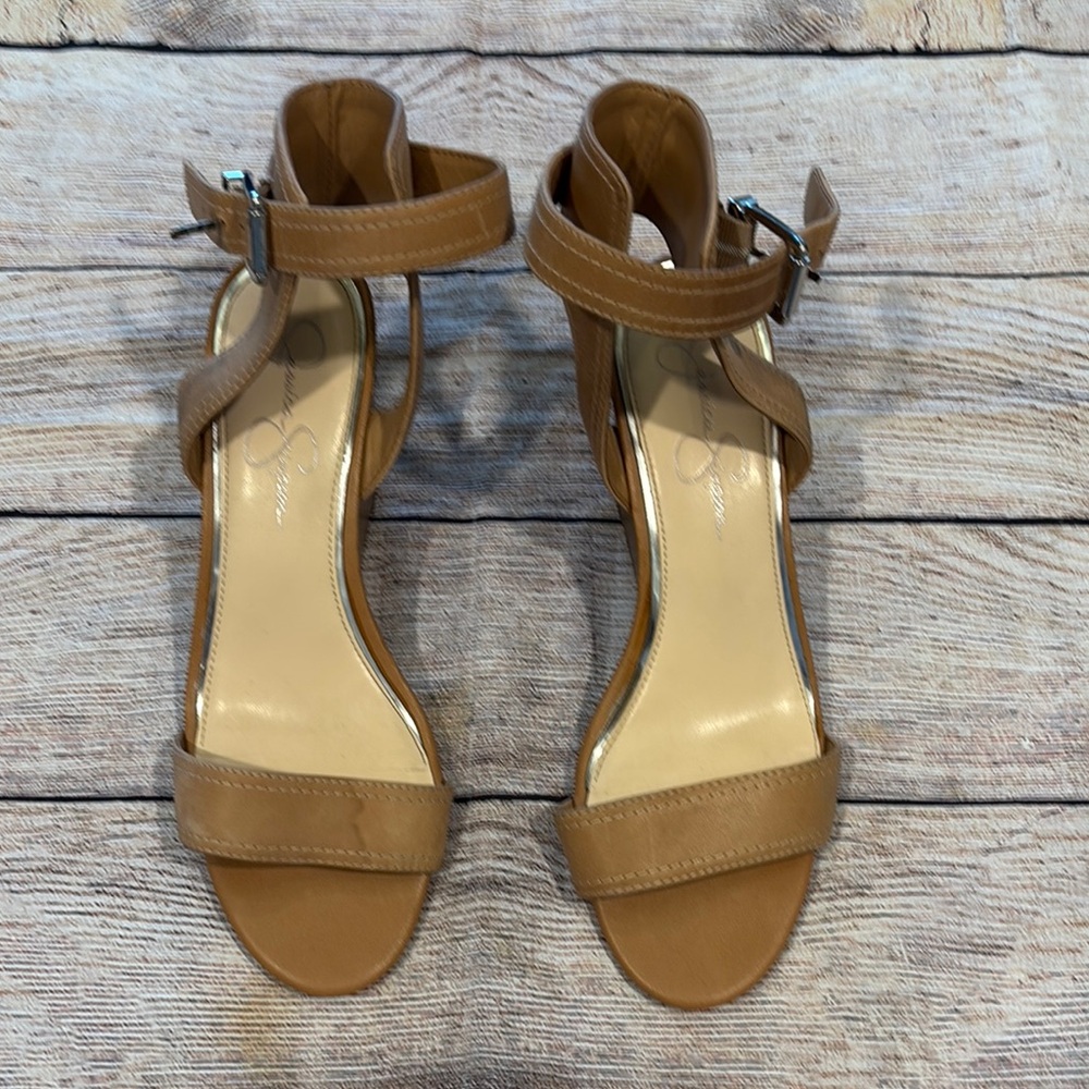 Jessica Simpson Brown Heeled Sandals